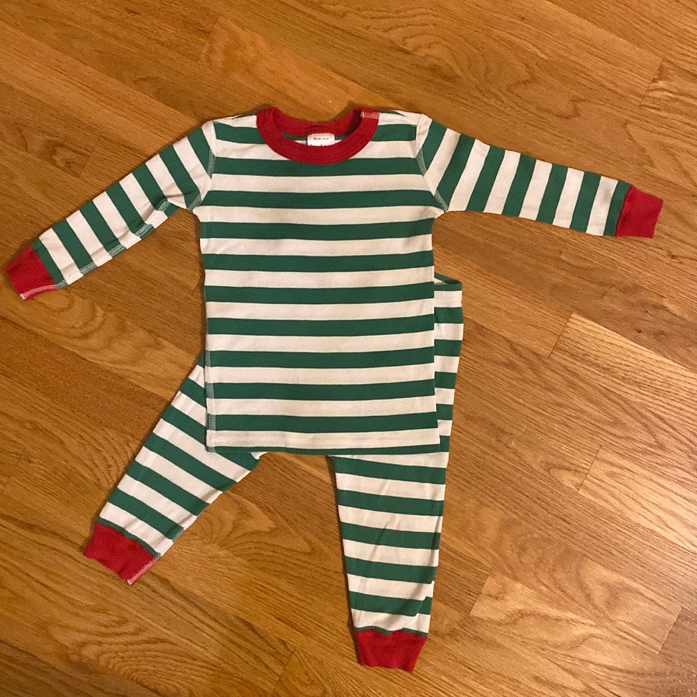Hanna Anderson 2T Striped Pajama Set (Unisex)